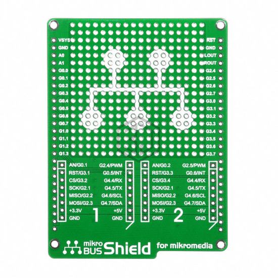 MIKROE-1154 - MikroElektronika - Evaluation Boards - Expansion Boards, Daughter Cards