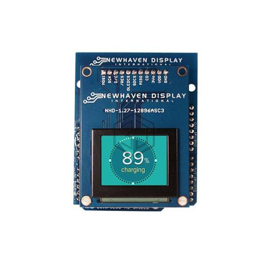 NHD-1.27-AU-SHIELD - Newhaven Display Intl - Evaluation Boards - Expansion Boards, Daughter Cards