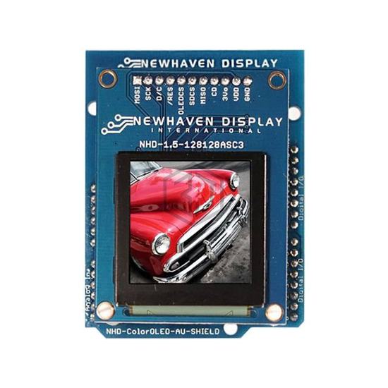 NHD-1.5-AU-SHIELD - Newhaven Display Intl - Evaluation Boards - Expansion Boards, Daughter Cards