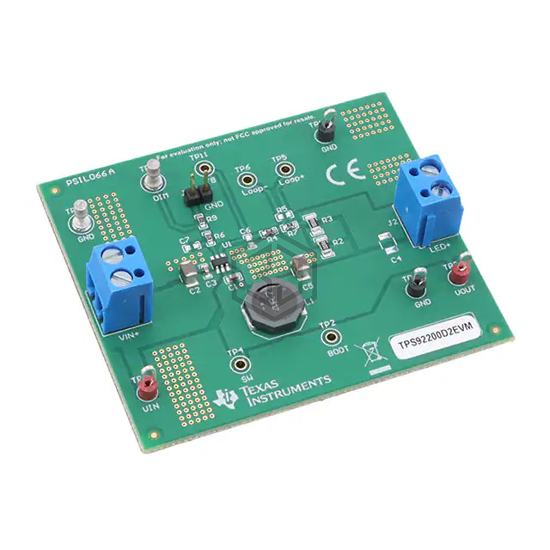 TPS92200D2EVM - Texas Instruments - Evaluation Boards - LED Drivers