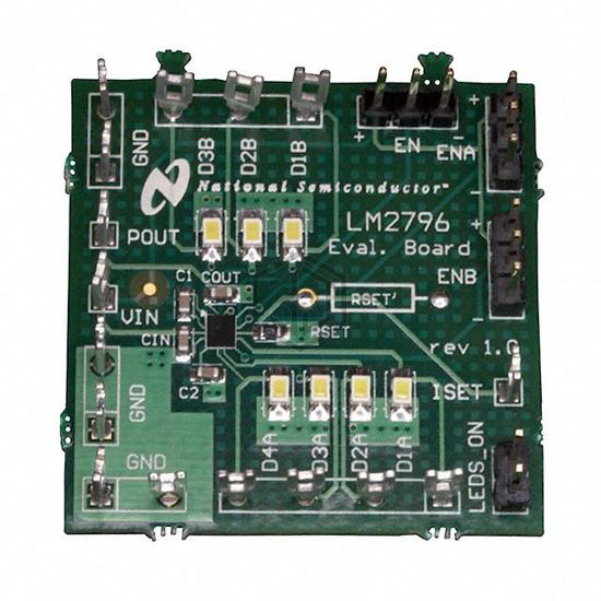 LM2796TLEV - Texas Instruments - Evaluation Boards - LED Drivers