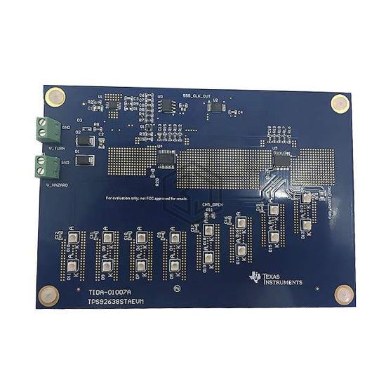 TPS92638STAEVM - Texas Instruments - Evaluation Boards - LED Drivers