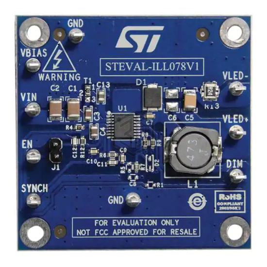 STEVAL-ILL078V1 - STMicroelectronics - Evaluation Boards - LED Drivers