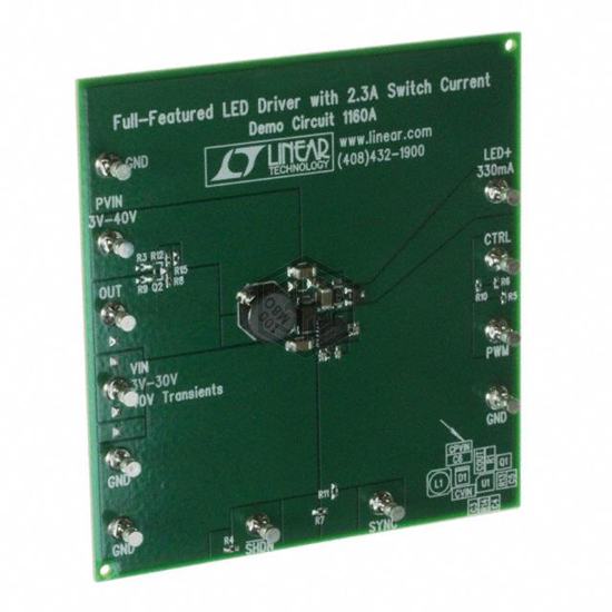 DC1160A - Analog Devices Inc. - Evaluation Boards - LED Drivers