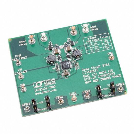 DC876A - Analog Devices Inc. - Evaluation Boards - LED Drivers