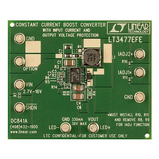 DC841A - Analog Devices Inc. - Evaluation Boards - LED Drivers