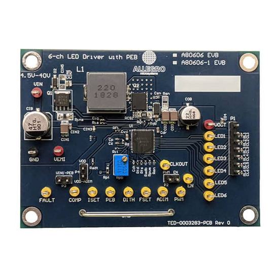 APEK80606KEV-01-MH - Allegro MicroSystems - Evaluation Boards - LED Drivers
