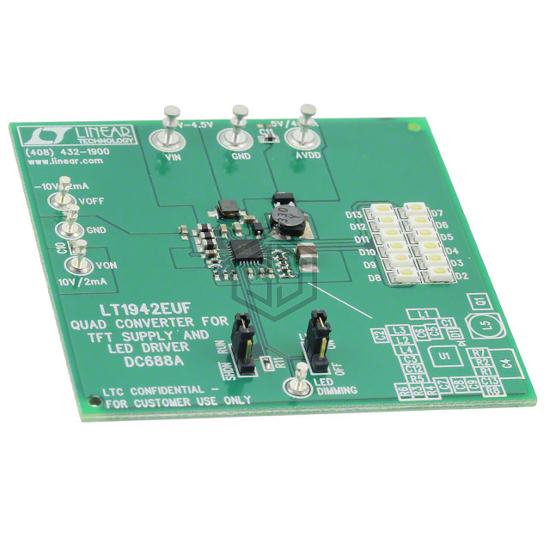 DC688A - Analog Devices Inc. - Evaluation Boards - LED Drivers