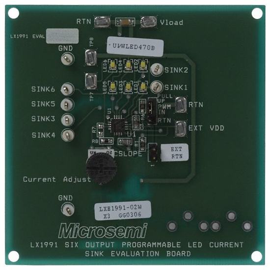LX1991 EVAL KIT - Microsemi Corporation - Evaluation Boards - LED Drivers
