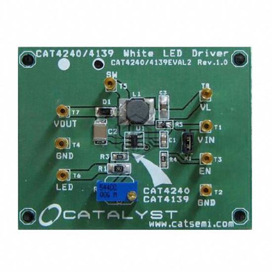 CAT4139AEVB - onsemi - Evaluation Boards - LED Drivers