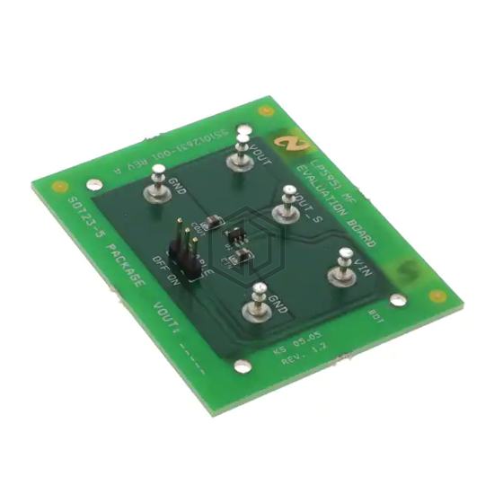 LP5951MF-2.5EV - Texas Instruments - Evaluation Boards - Linear Voltage Regulators