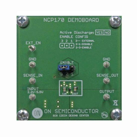 NCP170AMX360GEVB - onsemi - Evaluation Boards - Linear Voltage Regulators