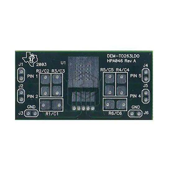 DEM-TO263LDO - Texas Instruments - Evaluation Boards - Linear Voltage Regulators
