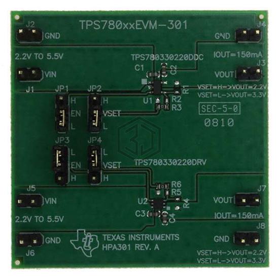 TPS780XXEVM-301 - Texas Instruments - Evaluation Boards - Linear Voltage Regulators