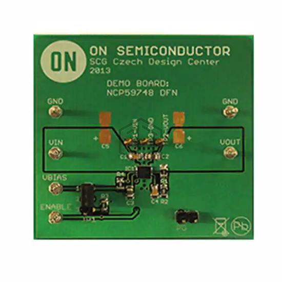 NCP59748MN1ADJTBGEVB - onsemi - Evaluation Boards - Linear Voltage Regulators