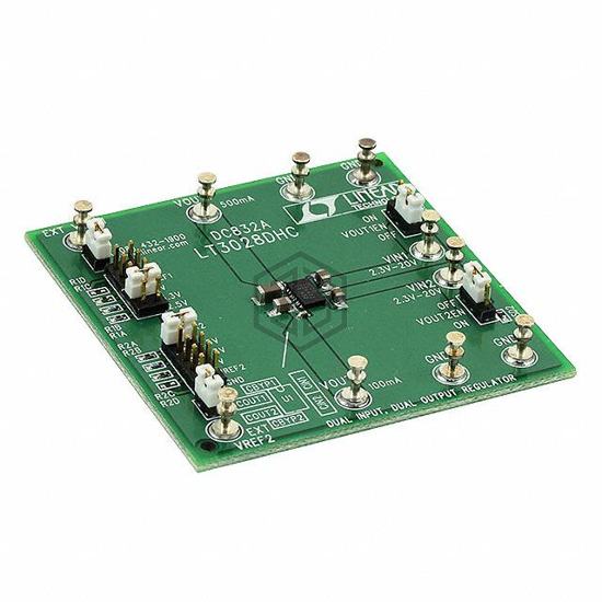 DC832A - Analog Devices Inc. - Evaluation Boards - Linear Voltage Regulators