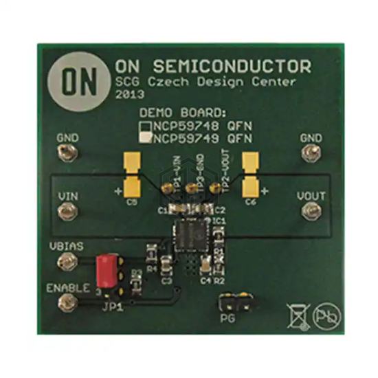 NCP59749MN2ADJTBGEVB - onsemi - Evaluation Boards - Linear Voltage Regulators