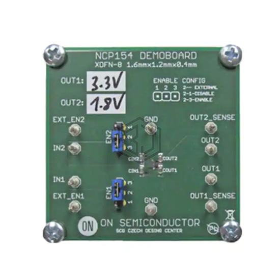 NCP154MXTAGEVB - onsemi - Evaluation Boards - Linear Voltage Regulators