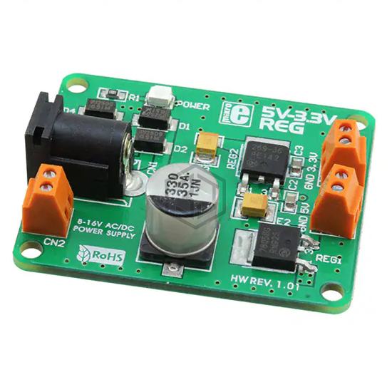 MIKROE-192 - MikroElektronika - Evaluation Boards - Linear Voltage Regulators