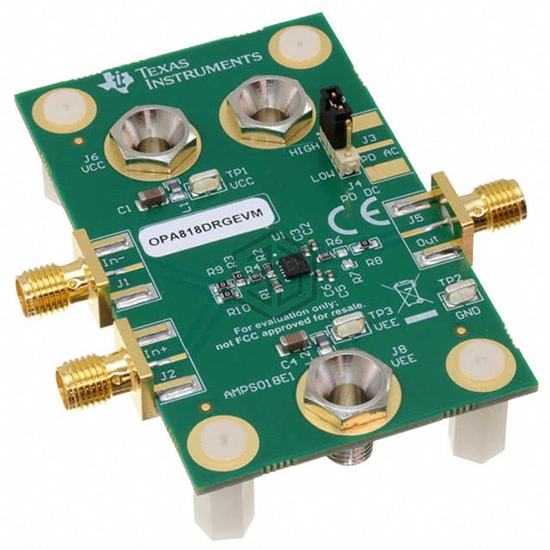 OPA818DRGEVM - Texas Instruments - Evaluation Boards - Op Amps