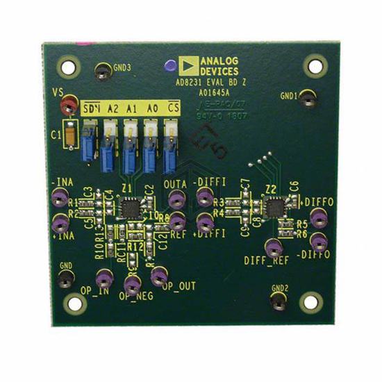 AD8231-EVALZ - Analog Devices Inc. - Evaluation Boards - Op Amps