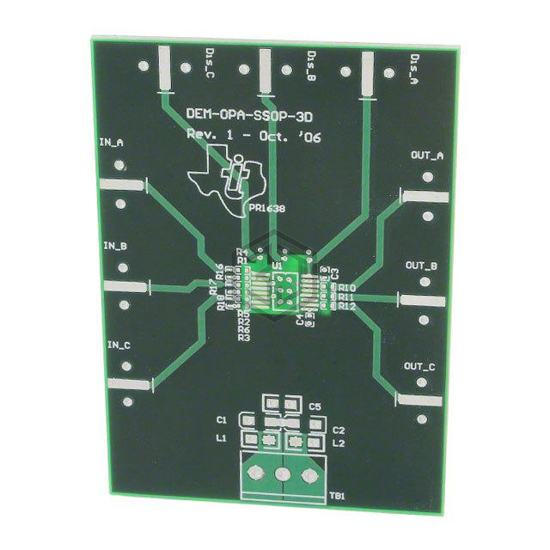 DEM-OPA-SSOP-3D - Texas Instruments - Evaluation Boards - Op Amps