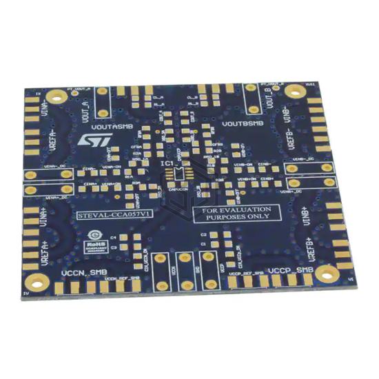 STEVAL-CCA057V1 - STMicroelectronics - Evaluation Boards - Op Amps