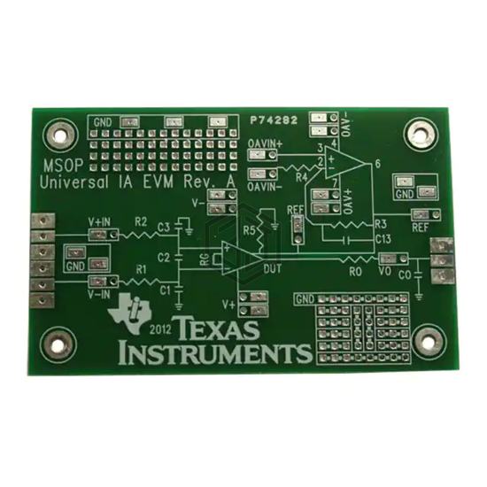INAEVM-MSOP8 - Texas Instruments - Evaluation Boards - Op Amps