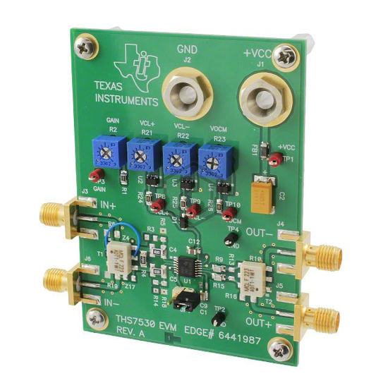 THS7530EVM - Texas Instruments - Evaluation Boards - Op Amps