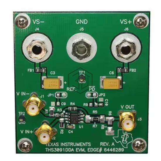THS3091EVM - Texas Instruments - Evaluation Boards - Op Amps