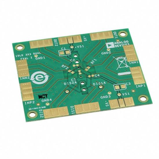 EVAL-HSAMP-2CPZ-10 - Analog Devices Inc. - Evaluation Boards - Op Amps