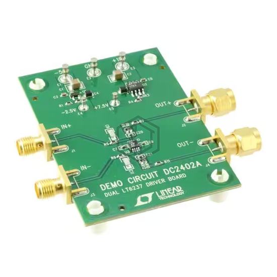 DC2402A - Analog Devices Inc. - Evaluation Boards - Op Amps