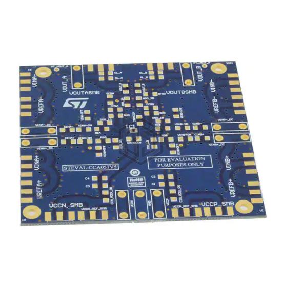 STEVAL-CCA057V5 - STMicroelectronics - Evaluation Boards - Op Amps