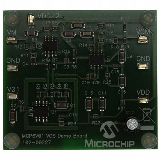 MCP6V01DM-VOS - Microchip Technology - Evaluation Boards - Op Amps