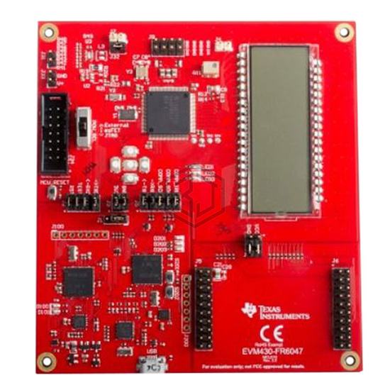 EVM430-FR6047 - Texas Instruments - Evaluation Boards - Sensors
