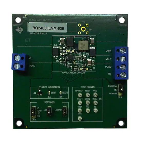 BQ24650EVM-639 - Texas Instruments - Evaluation and Demonstration Boards and Kits