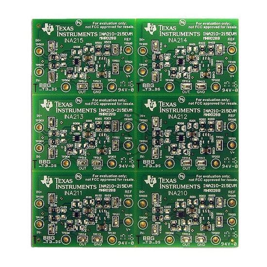 INA210-215EVM - Texas Instruments - Evaluation and Demonstration Boards and Kits