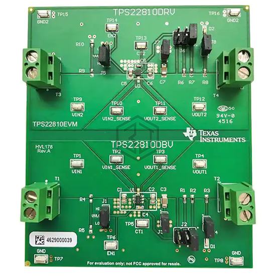 TPS22810EVM - Texas Instruments - Evaluation and Demonstration Boards and Kits