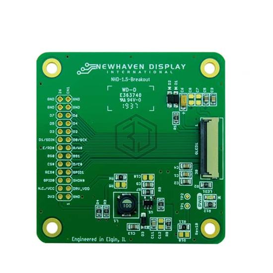 NHD-1.5-BREAKOUT - Newhaven Display Intl - Evaluation and Demonstration Boards and Kits