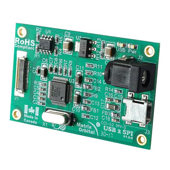 EVE2-USB2SPI-KIT-A - Matrix Orbital - Evaluation and Demonstration Boards and Kits