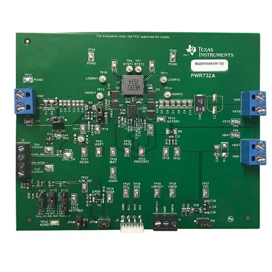 BQ25700AEVM-732 - Texas Instruments - Evaluation and Demonstration Boards and Kits
