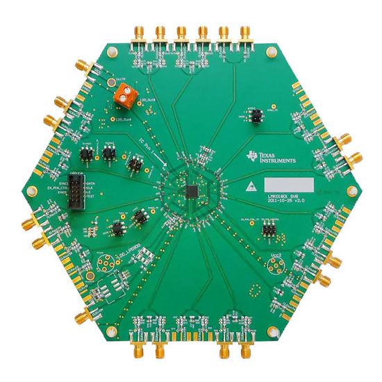 LMK01801BEVAL/NOPB - Texas Instruments - Evaluation and Demonstration Boards and Kits