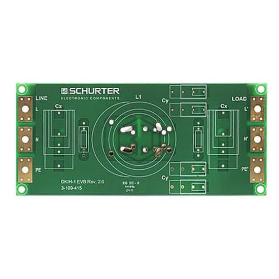 DKIH-3300-321L - SCHURTER Inc. - Evaluation and Demonstration Boards and Kits