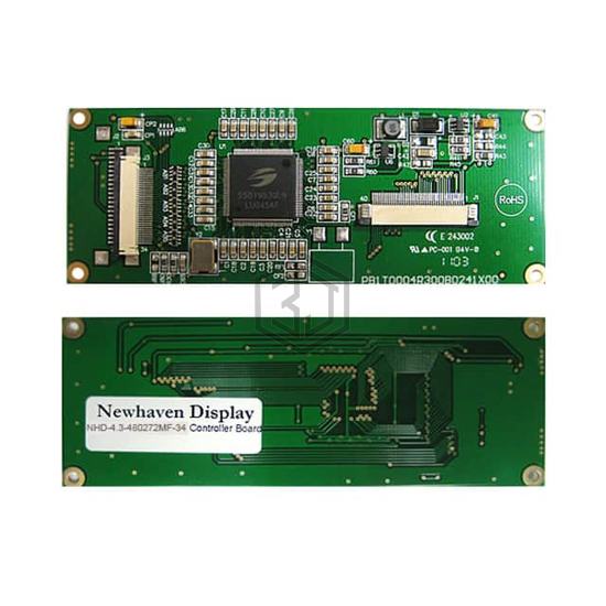 NHD-4.3-480272MF-34 CONTROLLER BOARD - Newhaven Display Intl - Evaluation and Demonstration Boards and Kits