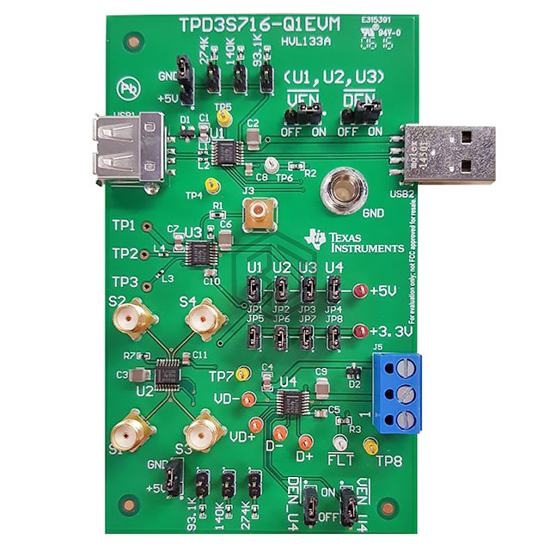 TPD3S716-Q1EVM - Texas Instruments - Evaluation and Demonstration Boards and Kits