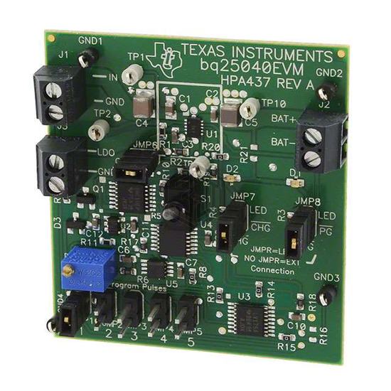 BQ25040EVM - Texas Instruments - Evaluation and Demonstration Boards and Kits