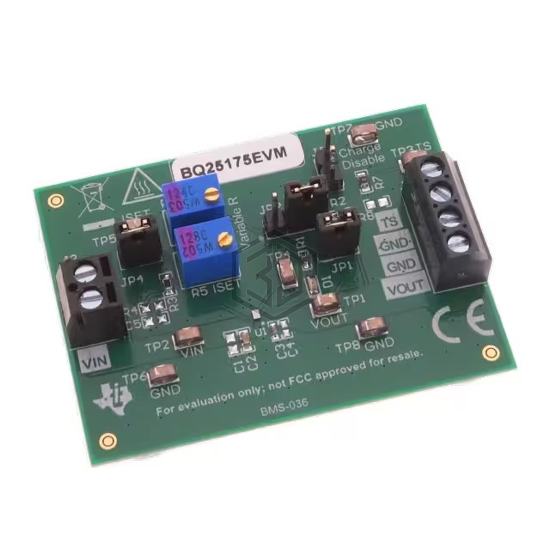 BQ25175EVM - Texas Instruments - Evaluation and Demonstration Boards and Kits