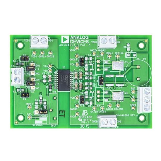 EVAL-ADUM4221EBZ - Analog Devices Inc. - Evaluation and Demonstration Boards and Kits