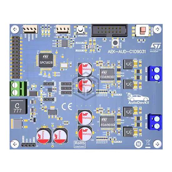AEK-AUD-C1D9031 - STMicroelectronics - Evaluation and Demonstration Boards and Kits