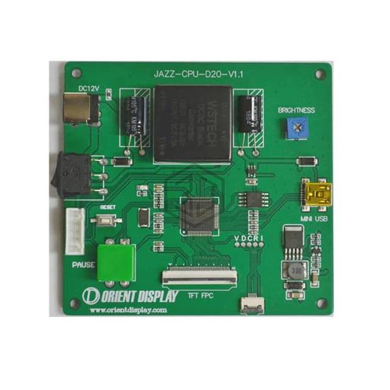 JAZZ-CPU-D20 - Orient Display - duplicate use 3444 - Evaluation and Demonstration Boards and Kits